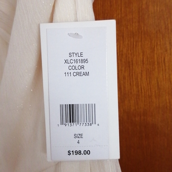 Halston Cream Gown - Picture 6 of 9